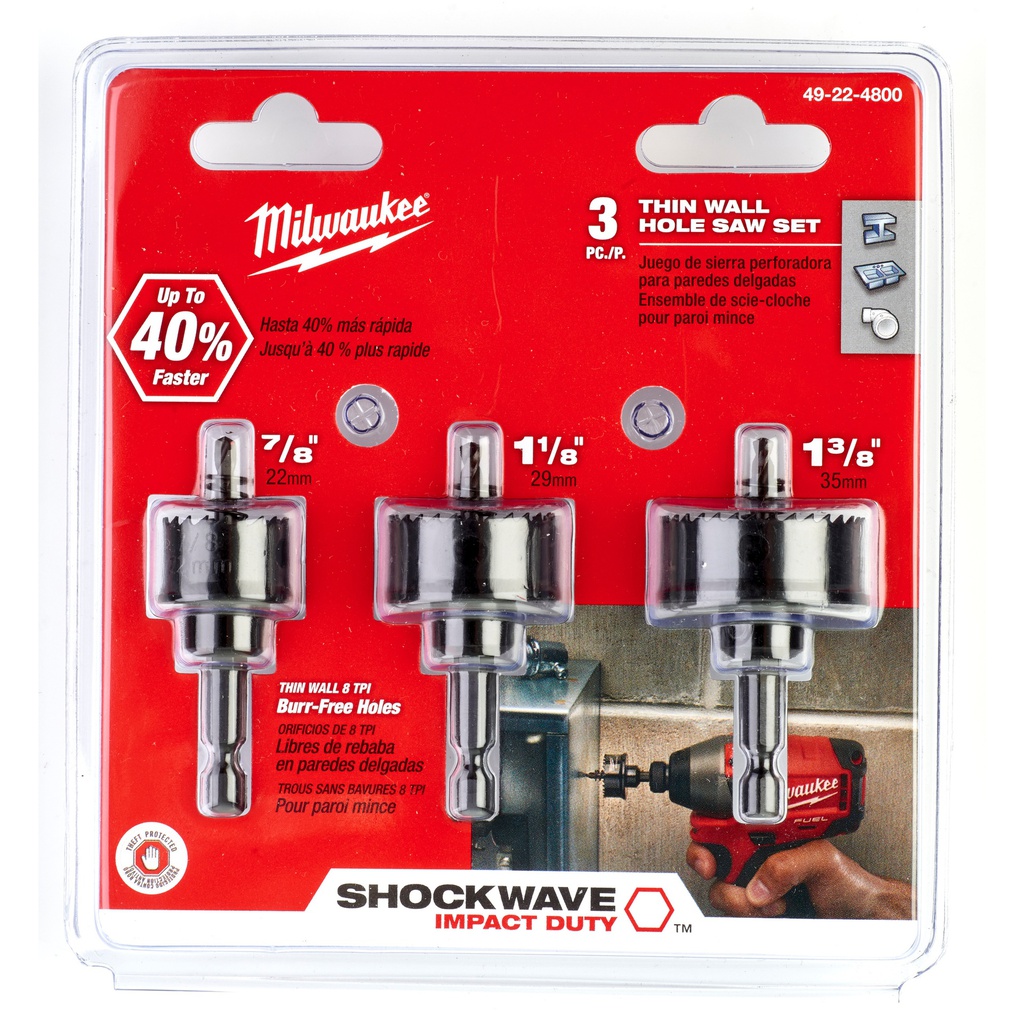 UDAROWE_PIŁY_WALCOWE_Milwaukee_Shockwave_Holesaw_Set_22_/_29_/_35_mm_3