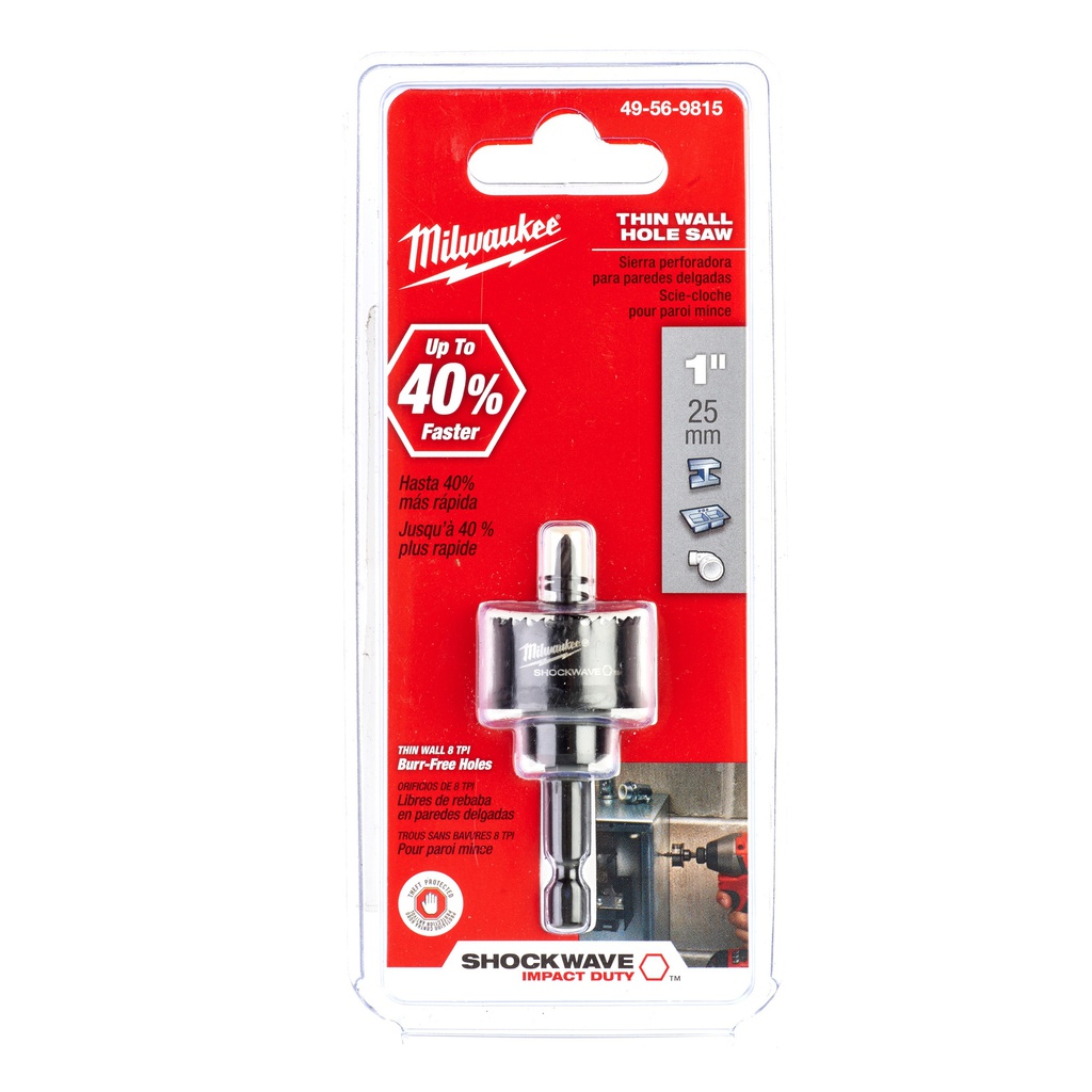 UDAROWE_PIŁY_WALCOWE_Milwaukee_Shockwave_Holesaw_25_mm_1