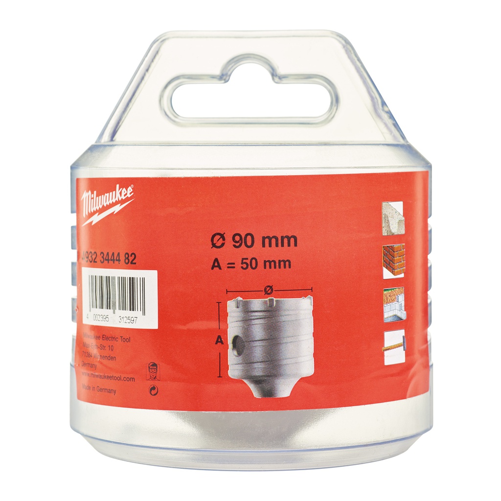 Koronki_rdzeniowe_TCT_SDS-Plus_Milwaukee_SDS-Plus_TCT_Core_Cutters_90_x_50_-_1_pc_1