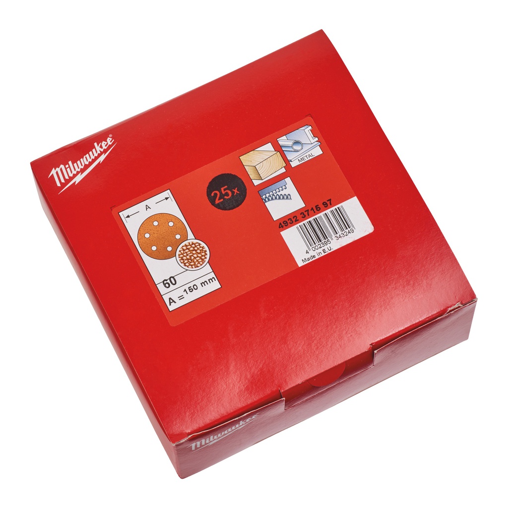 Taśmy_ścierne_⌀_150_mm_-_6_otworów_Milwaukee_150_mm_H_and_L_GR_40_-_25_pcs_1