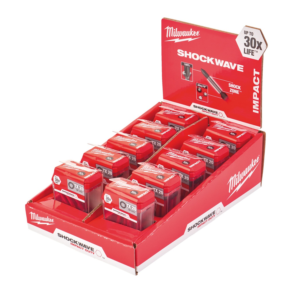 Bity_udarowe_Shockwave_Impact_Duty™_Milwaukee_CD_Tic_Tac_TX20_x_50_mm_(10_pcs)_-_10_pcs_2