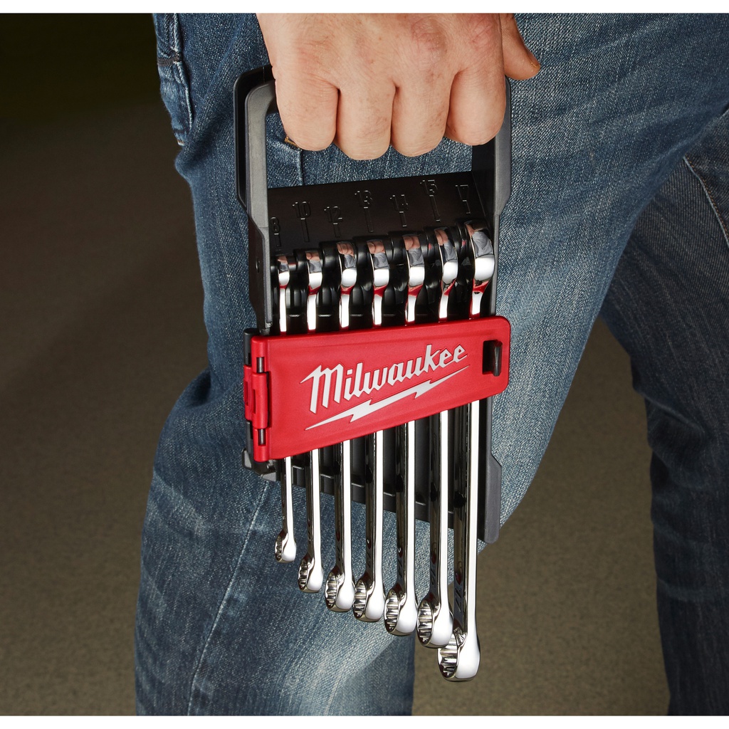 Zestawy_kluczy_płasko-oczkowych_MAX_BITE™_Milwaukee_7_pc_Maxbite_Metric_Comb._Spanner_Set_–_1pc_1