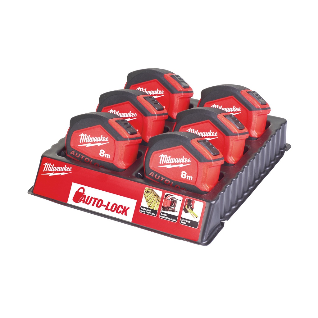 Taśmy_miernicze_Autolock_Milwaukee_Tape_Measure_Autolock_8_m_/_25_6