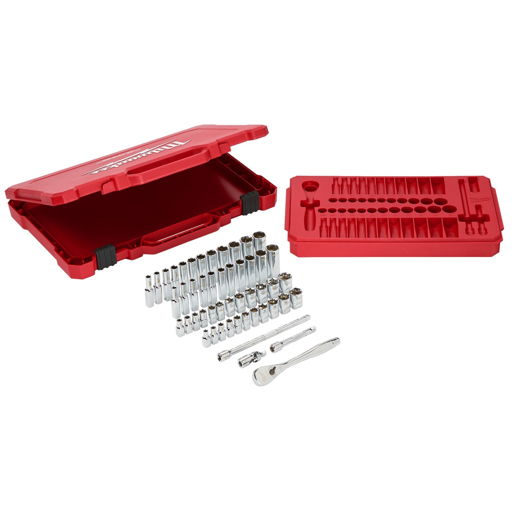 Zestawy_nasadek_z_grzechotką_Milwaukee_1/4_50_pc_Drive_Ratchet.+_Socket_Set_SAE_+_Metric_5
