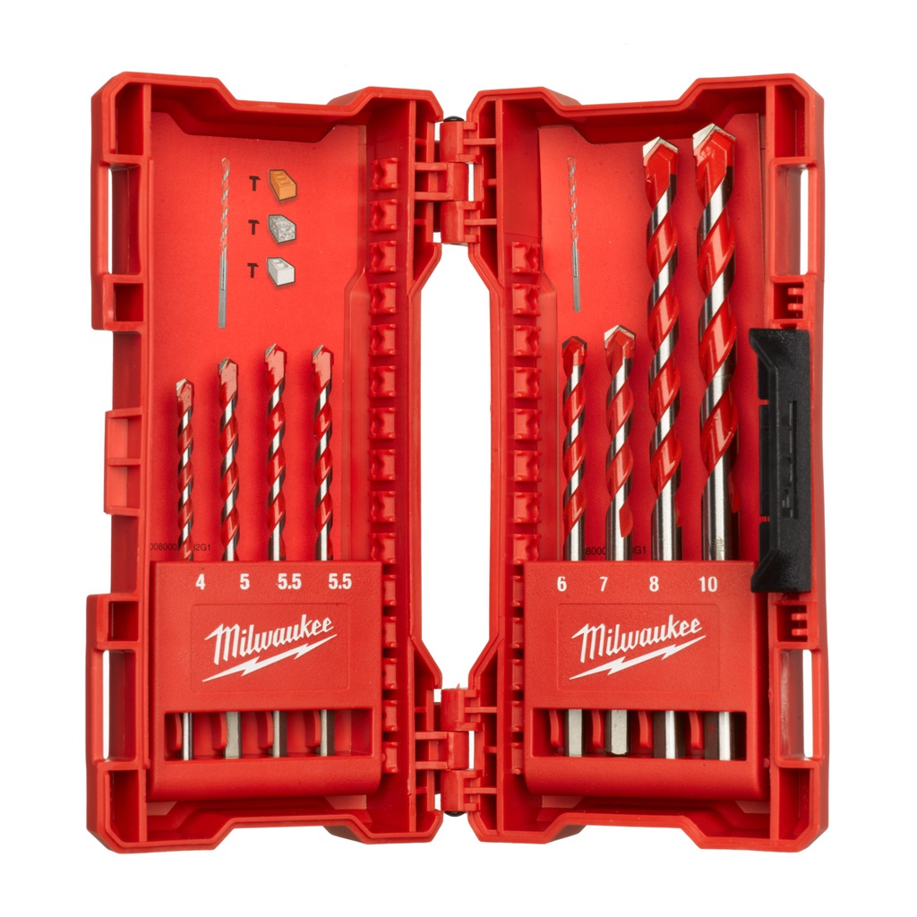 Wiertła_do_betonu_Premium_Milwaukee_Hammer_Drill_Bit_8_pc_set_-_UK_1