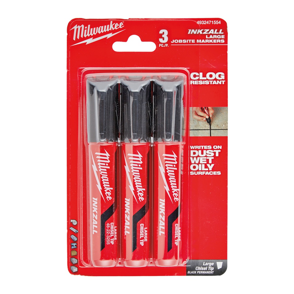 Markery_INKZALL™_L_&_XL_Milwaukee_INKZALL_Black_L_Chisel_Tip_Marker_(3PK)_4