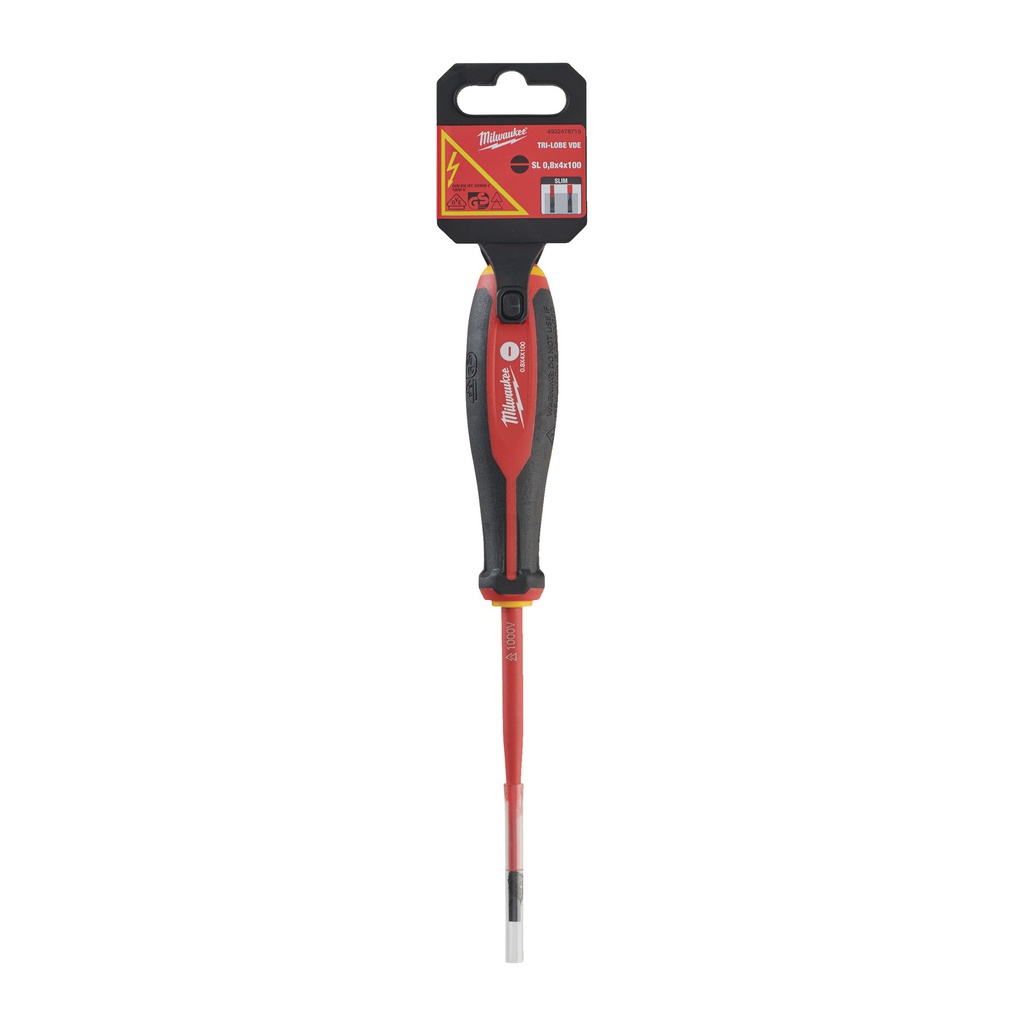Wkrętai_izolowane_VDE_Milwaukee_Tri-Lobe_VDE_Screwdriver_-_Slotted_0.8_x_4_x_100_2