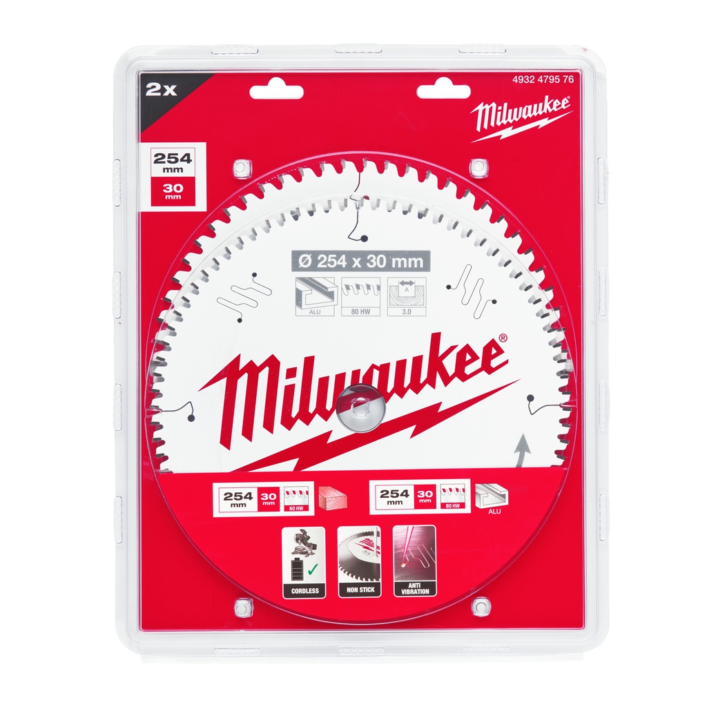 Tarcze_pilarskie_do_pił_ukosowych_Milwaukee_CSB_Twin_Pack_254_x_60T/80T_-_2pc_1