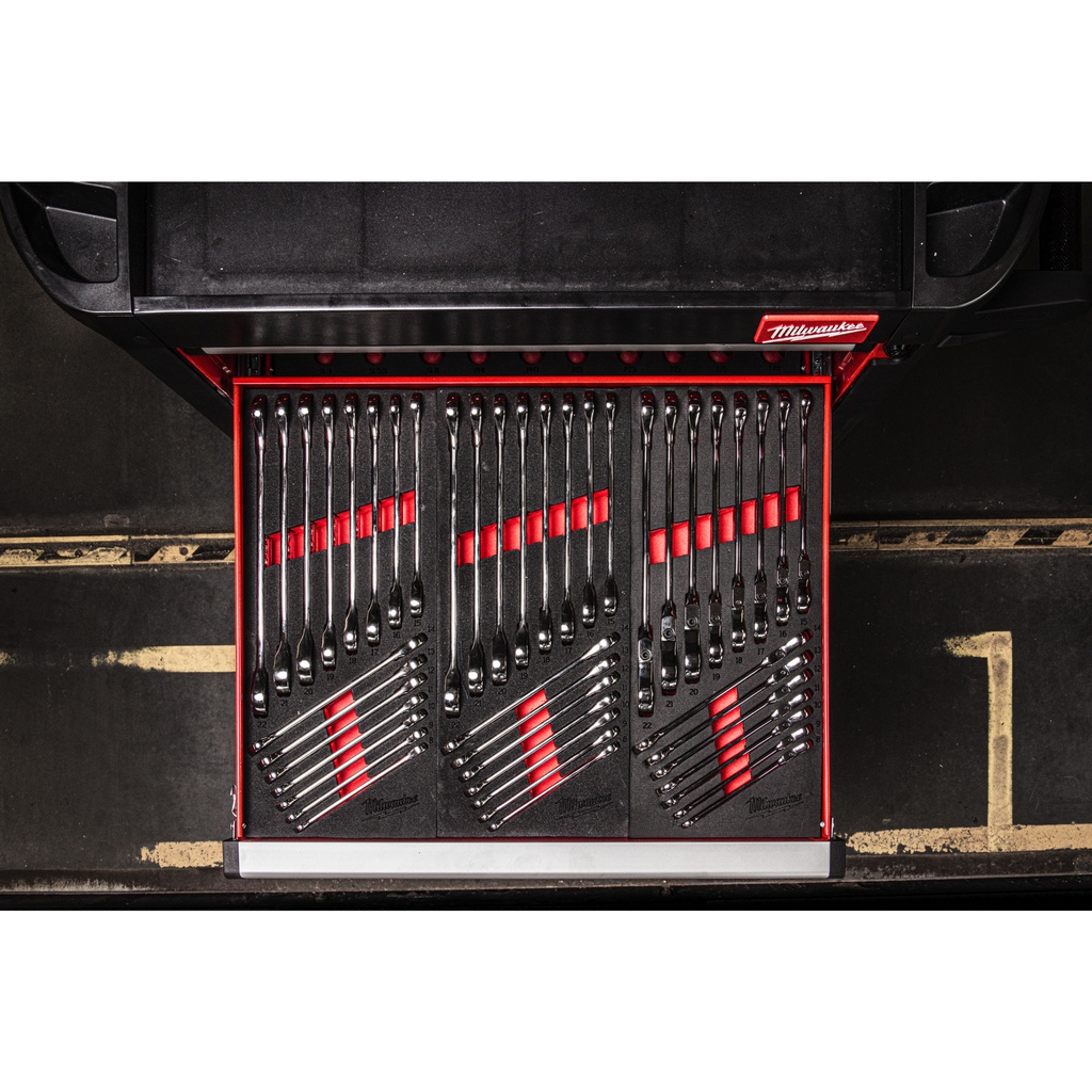 Wkładka_piankowa_z_kluczami_płasko-oczkowymi_MAXBITE™_z_ruchomą_główką_grzechotki_Milwaukee_Maxbite_Flex_Head_Spanner_Set_Foam_Insert_1