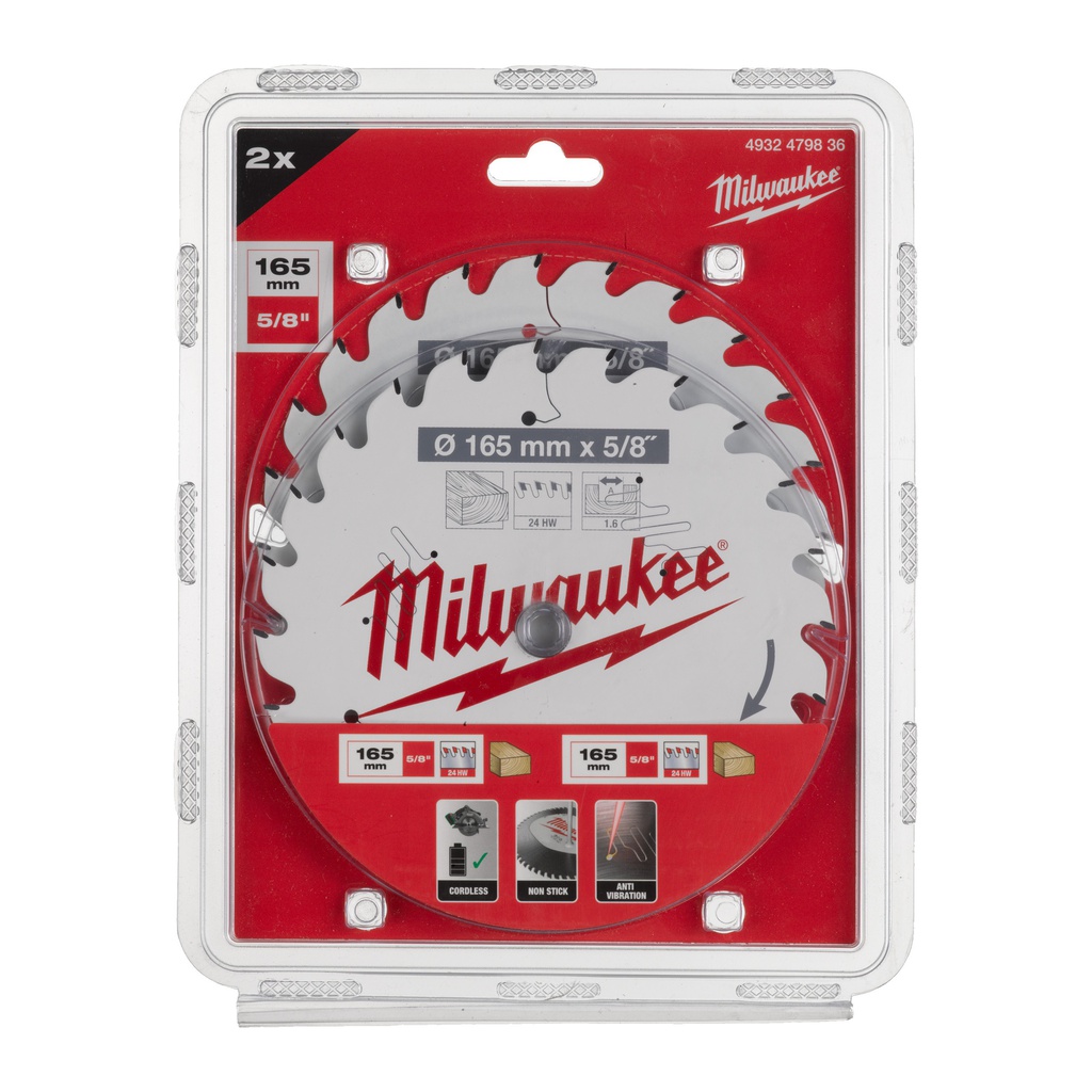 Tarcze_pilarskie_do_ręcznych_pił_tarczowych_Milwaukee_CSB_Twin_Pack_165_x_24T/24T_-_2pc_1