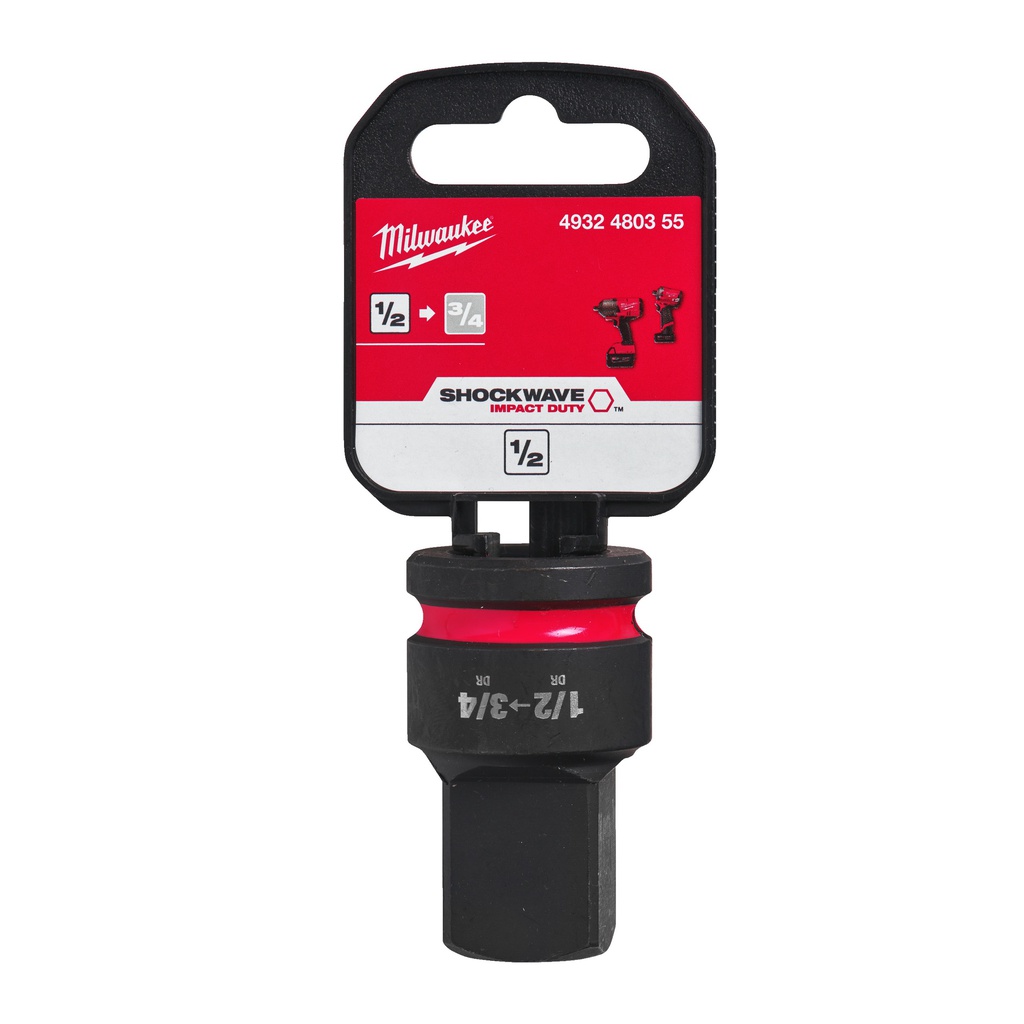 Nasadki_Udarowe_½"_-_Reduktory_Milwaukee_Impact_socket_adaptor_1/2"_to_3/4"-1pc_1