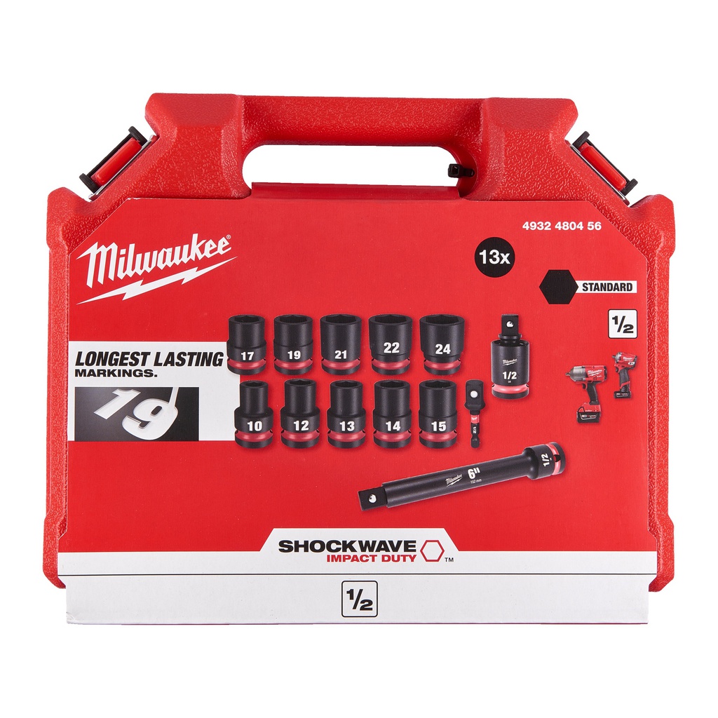 Zestaw_nasadek_udarowch_SHOCKWAVE™_IMPACT_DUTY_STD_½"_Milwaukee_1/2"_impact_socket_set_STD-13pc_1