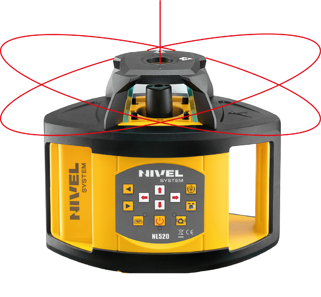 Niwelator laserowy rotacyjny Nivel System NL520 samopoziomujący