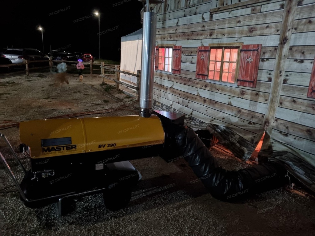 Nagrzewnica olejowa z odprowadzeniem spalin Master BV 290