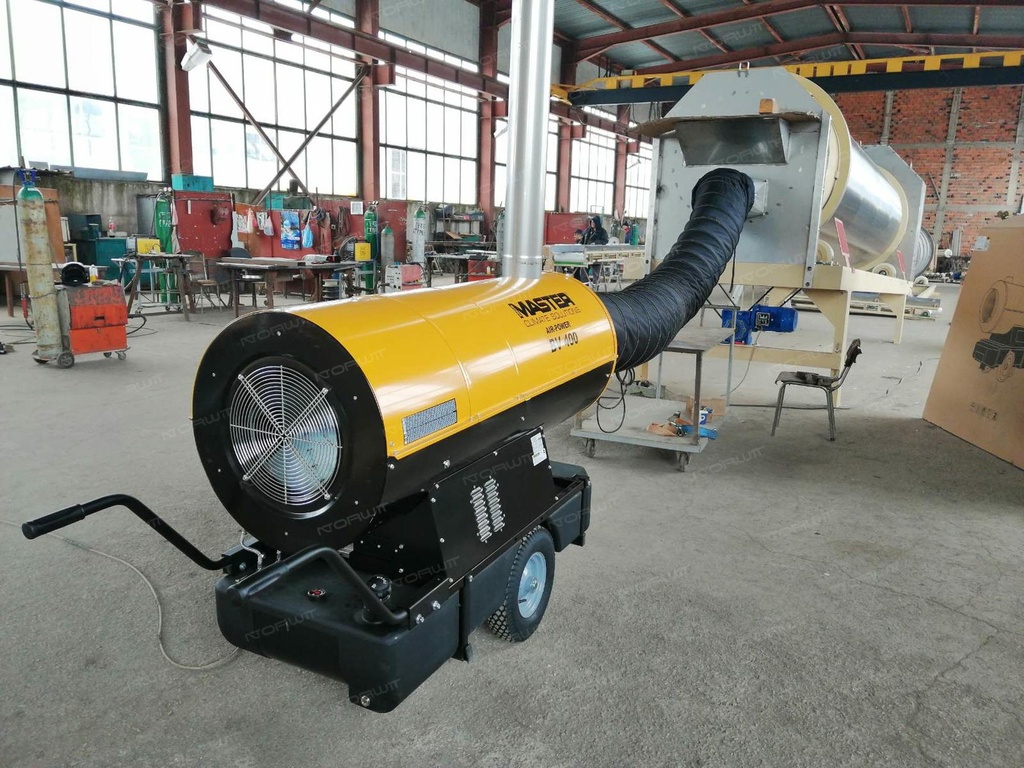 Nagrzewnica olejowa z odprowadzeniem spalin Master BV 400