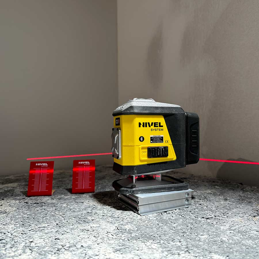 ZESTAW Laser krzyżowy Nivel System CL1R czerwony + statyw SJJM1EX