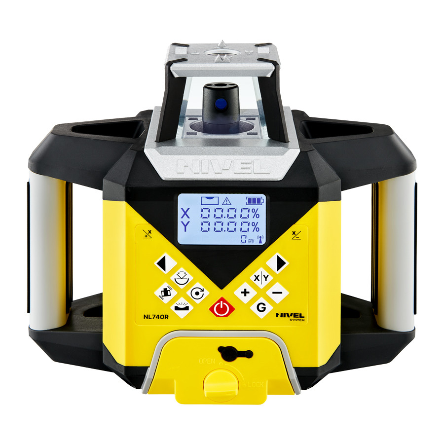 Niwelator laserowy Nivel System NL740R DIGITAL - ZESTAW statyw SJJ1 + łata LS-24