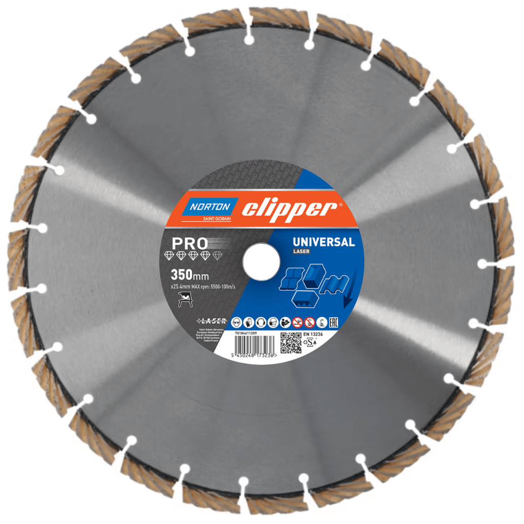 Tarcza diamentowa Norton Clipper PRO Universal Laser H12 (350 x 25,4 mm)