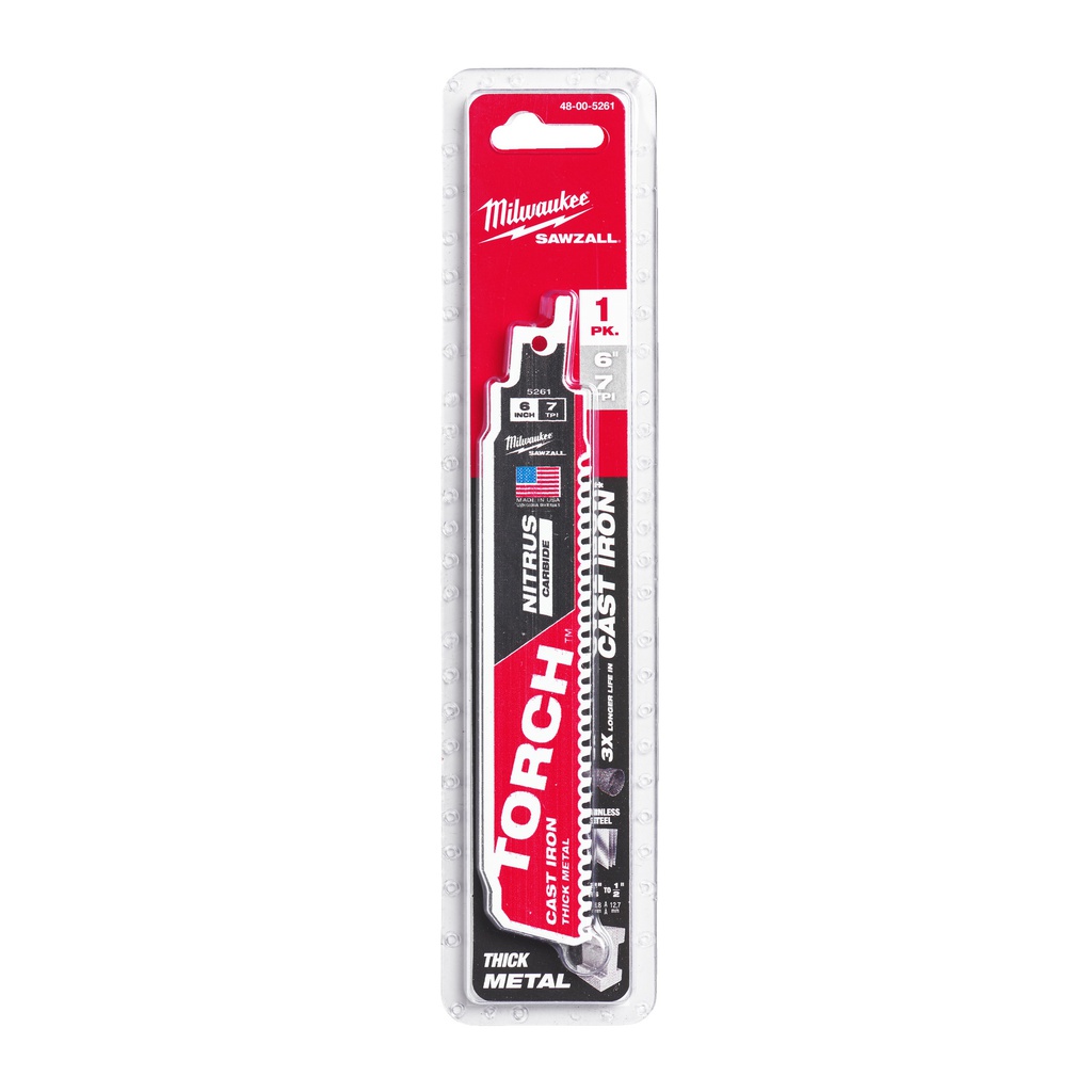 Metal:_Brzeszczoty_TORCH™_NITRUS_CARBIDE_z_węglikiem_Milwaukee_TCT_TORCH_NITRUS_150_x_8_-_1pc_4