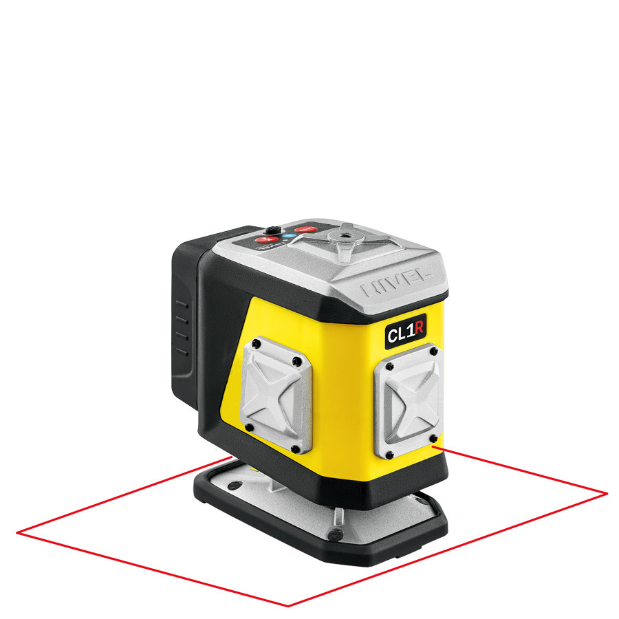 ZESTAW Laser krzyżowy Nivel System CL1R czerwony + statyw SJJM1EX  + odbiornik CLS-4 + tyczka LS24