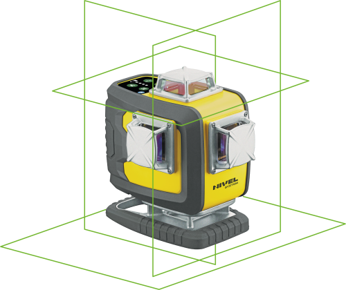 Laser budowlany Nivel System CL4D-G - ZESTAW statyw SJJ-M1 EX czujnik RD800