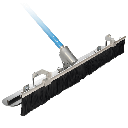 Listwa ze szczotką Fresno Broom Beton Trowel (0,9 m) z rurami (3 x 1,8 m)