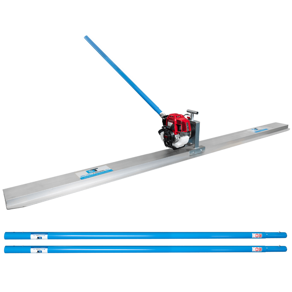 Kompletna Listwa wibracyjna Beton Trowel Bullfloat (2,5 m | Honda GX 25)