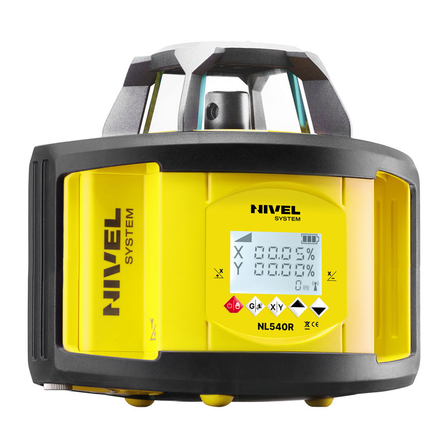 Niwelator laserowy Nivel System NL540R DIGITAL czerwony rotacyjny samopoziomujący