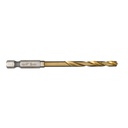 Wiertła do metalu Shockwave HSS-G Tin RED HEX Milwaukee | Shockwave HSS-G TiN Red Hex 5 mm - 1 pc