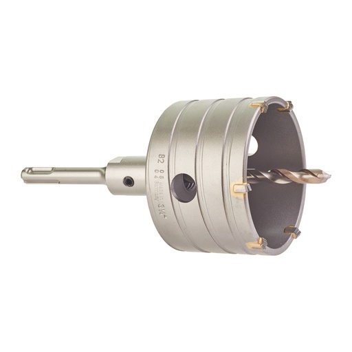 [4932399297] Zestaw koronek rdzeniowych TCT SDS-Plus Milwaukee | SDS-Plus TCT Core Cutter Set 82 mm - 1 pc