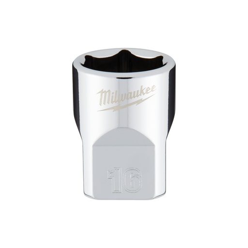 [4932478346] Nasadki chromowane ⅜ ″ Milwaukee | 3/8 Drive Socket - Metric Standard - 16 mm