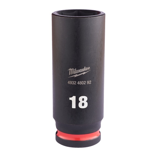 [4932480292] Nasadki Udarowe SHOCKWAVE™ IMPACT DUTY ⅜" - długie Milwaukee | 18 mm 3/8" impact socket deep - 1 pc