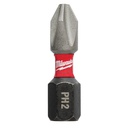 Bity udarowe Shockwave Impact Duty™ Milwaukee | Shockwave PH2 x 25 mm - 2 pcs