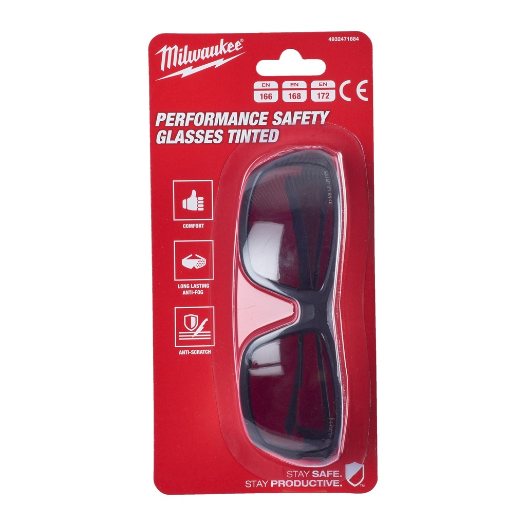 Okulary ochronne premium Milwaukee | Performance Tinted Safety Glasses
