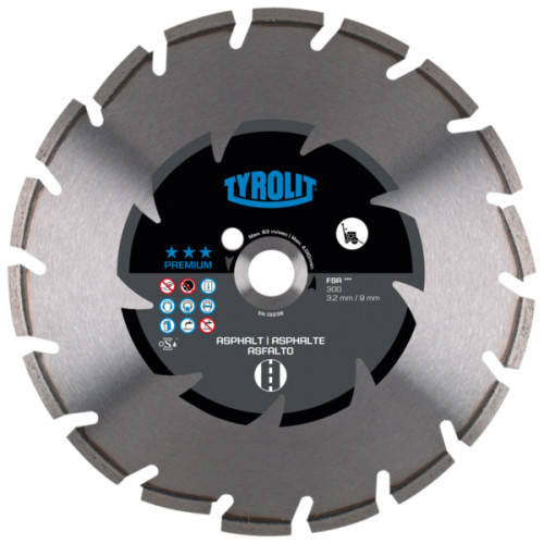 [574838] Tarcza diamentowa TYROLIT PREMIUM FSA 300 X 3,2 MM