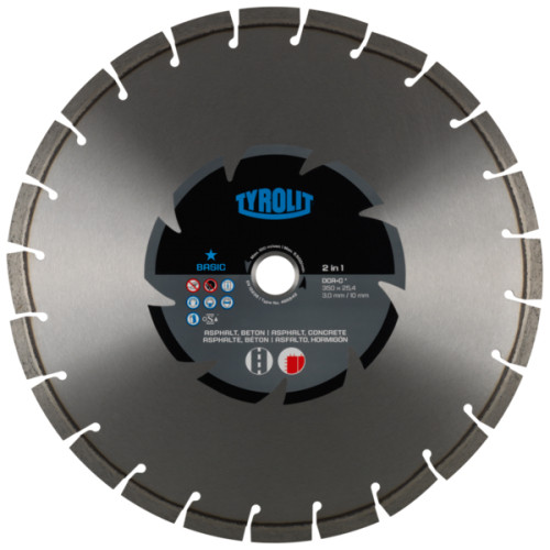 [80653] Tarcza diamentowa TYROLIT BASIC DCA C-2IN1 350 X 3MM