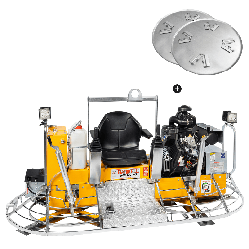 [3353G] Zacieraczka spalinowa Barikell MK8-120 HCS (B&S 35 KM)